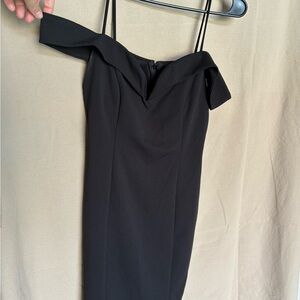 Elegant Black Off-Shoulder Dress